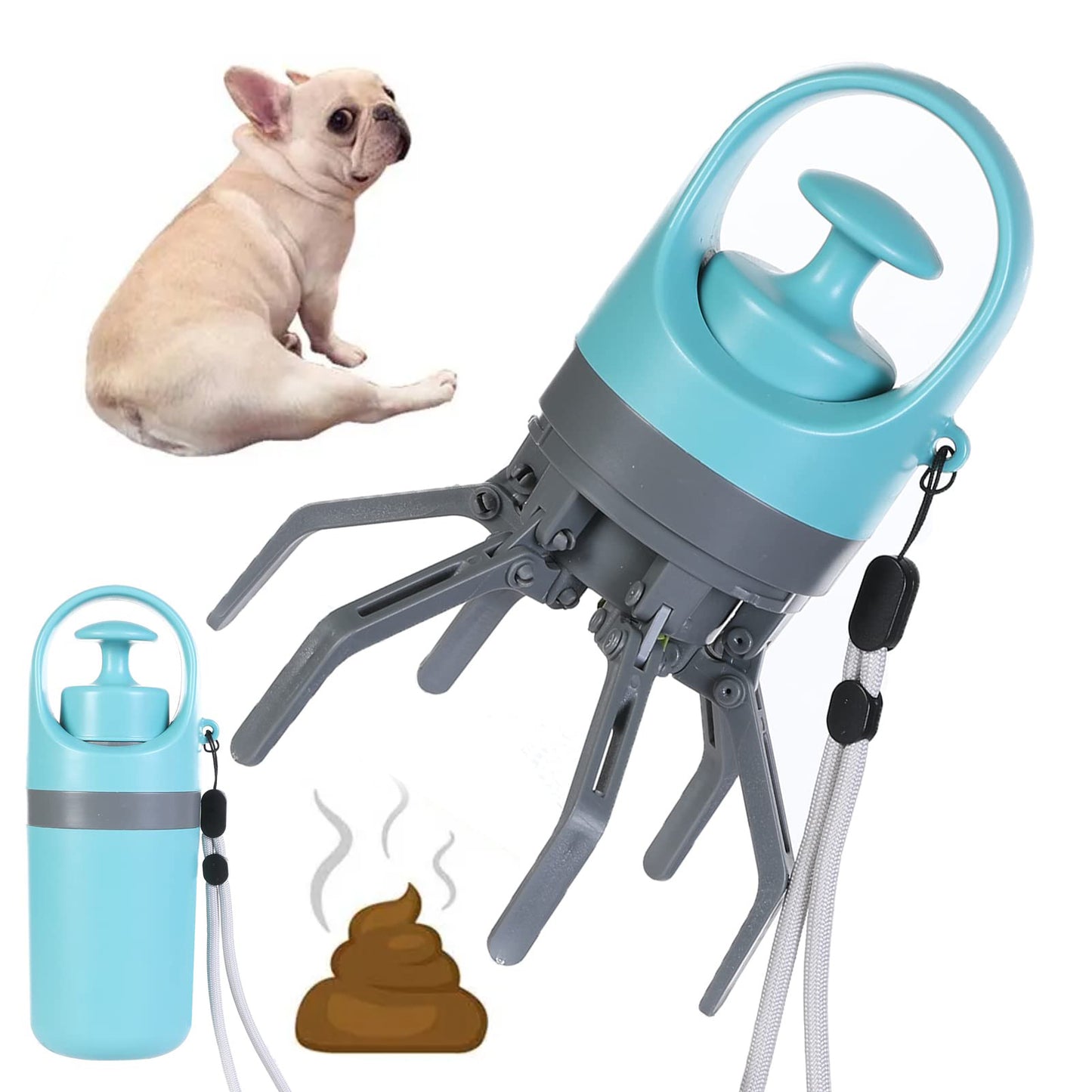 Pooper Scooper With Built-in Bag Dispenser