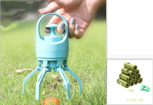 Pooper Scooper With Built-in Bag Dispenser