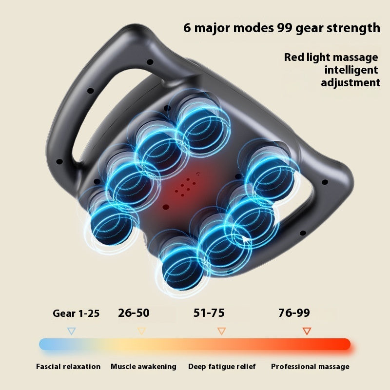 Multi-Head Massage Gun